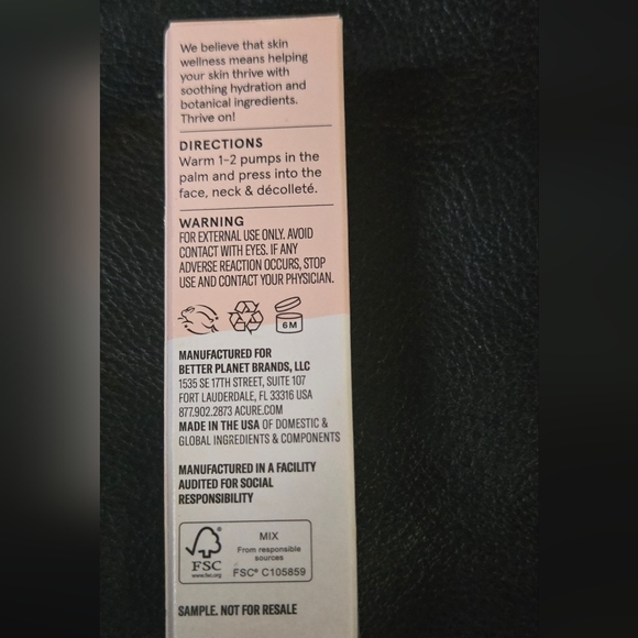 Saturday Skin Rub-a-dub Cleanser & Acure Blue Tansy Oil Skincare 2pc Bundle - Picture 9 of 10